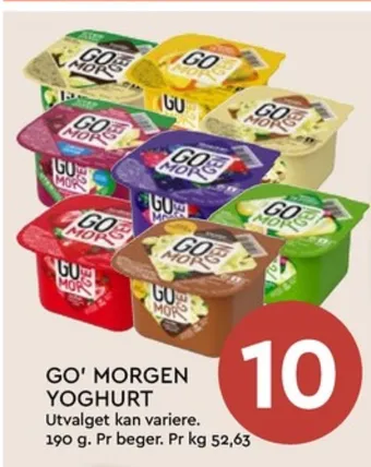 Coop Mega Go morgen yoghurt tilbud