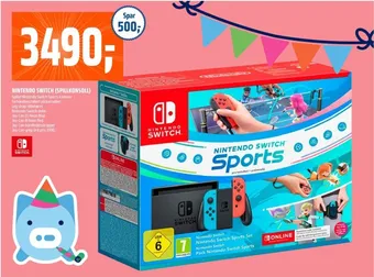 Coop Obs Nintendo switch spillekonsol tilbud