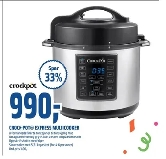 Coop Obs Crock pot slowcooker tilbud