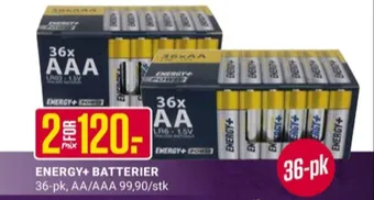 Europris Energy plus batterier tilbud