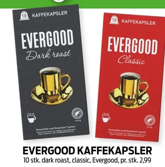 Kiwi EVERGOOD KAFFEKAPSLER tilbud
