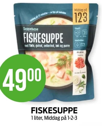 Kiwi FISKESUPPE 1 liter, Middag tilbud