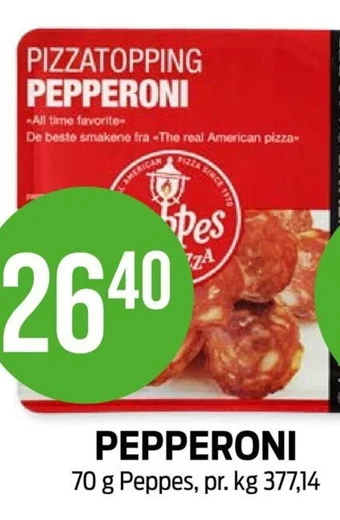 Kiwi PEPPERONI 70 g Peppes tilbud