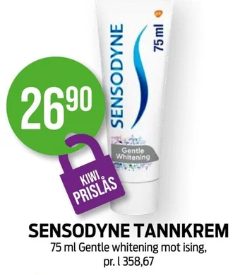 Kiwi SENSODYNE TANNKREM tilbud