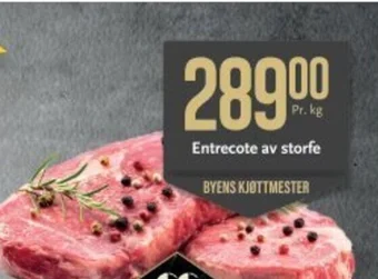CC Mat Entrecote av storfe tilbud