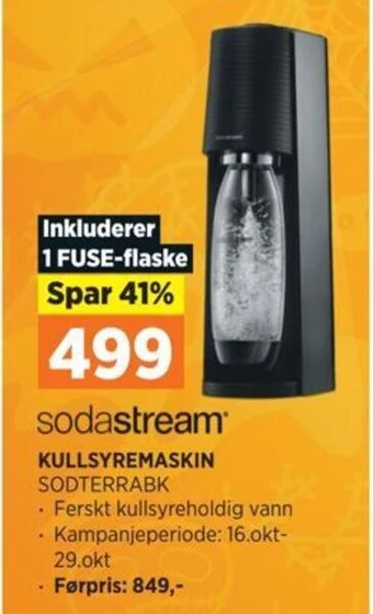 sodastream KULLSYREMASKIN SODTERRABK