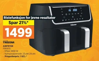 POWER AIRFRYER FR6970 tilbud