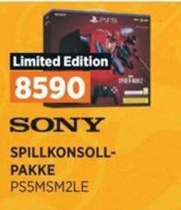 POWER SONY SPILLKONSOLL-PAKKE PS5MSM2LE tilbud