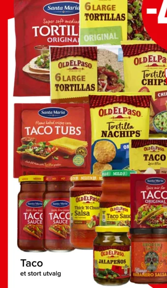 Spar Taco et stort utvalg tilbud