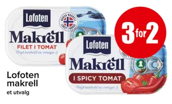 Spar Lofoten Makrell tilbud