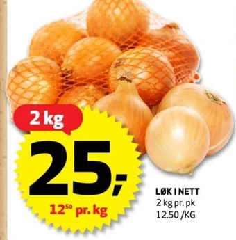 Bunnpris LØK I NETT tilbud