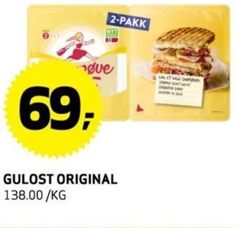 Bunnpris GULOST ORIGINAL tilbud