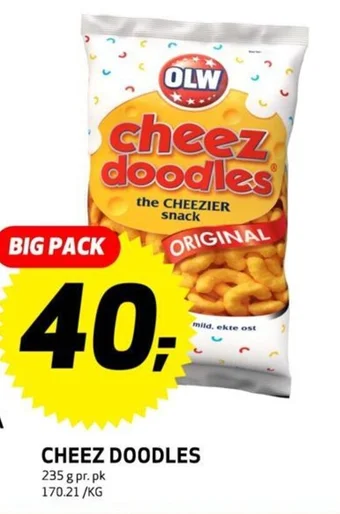 Bunnpris CHEEZ DOODLES OLW tilbud