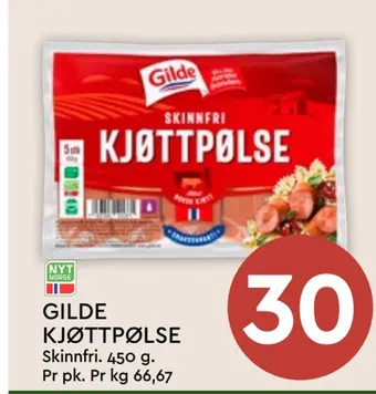 Coop Mega Gilde kjøttpølse tilbud