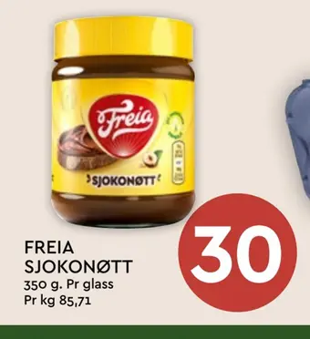 Coop Mega Freia sjokonøtt tilbud