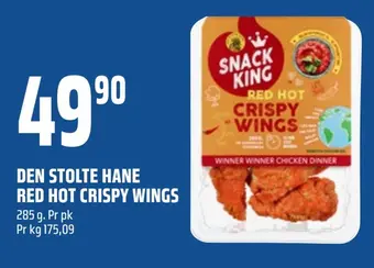 Coop Obs Den stolte hane red hot crispy wings tilbud
