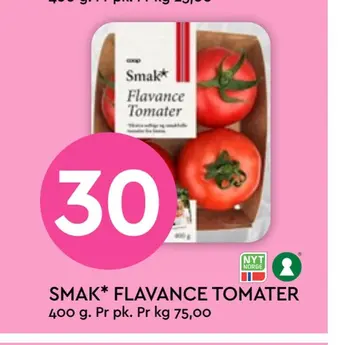 Coop Mega Smak* flavance tomater tilbud