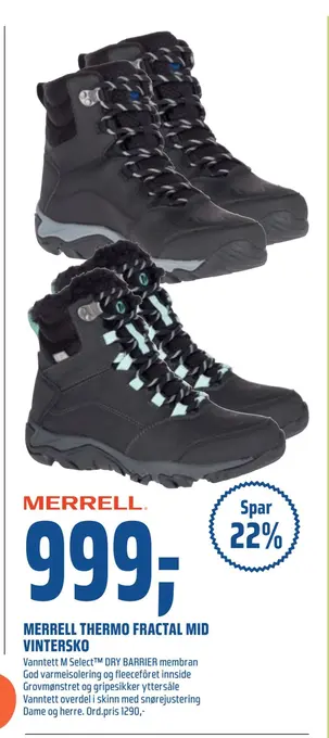 Coop Obs Merrell thermo fractal mid vintersko tilbud
