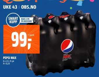 Coop Obs Pepsi max tilbud