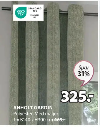 JYSK Anholt gardin tilbud