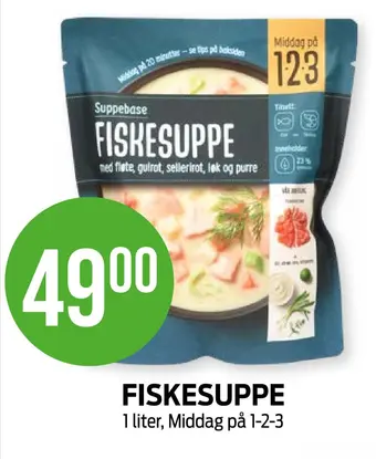Kiwi Fiskesuppe tilbud