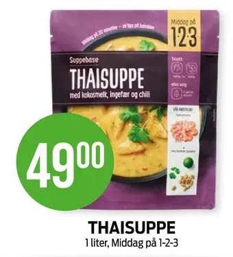 Kiwi Thaisuppe tilbud