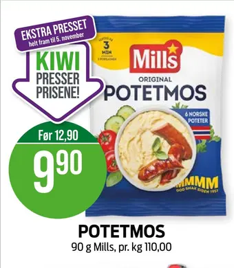 Kiwi Potetmos tilbud