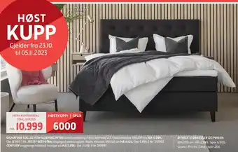 Bohus Hitra kontinental­ seng 150x200 tilbud