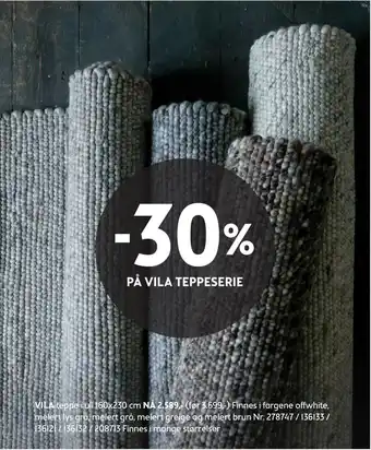 Bohus Vila teppe tilbud