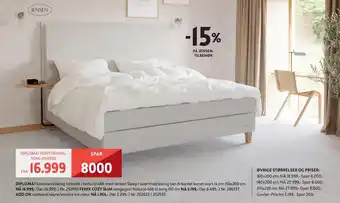 Bohus Diplomat kontinental­ seng 150x200 tilbud