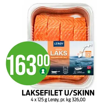 Kiwi Laksefilet u/skinn tilbud