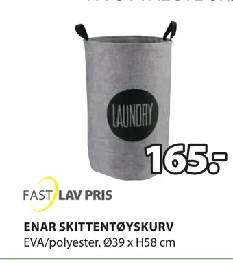 JYSK Enar skittentøyskurv tilbud