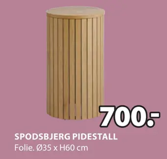 JYSK Spodsbjerg pidestall tilbud