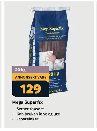 Megaflis Mega superfix tilbud
