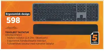 POWER Trådløst tastatur tilbud