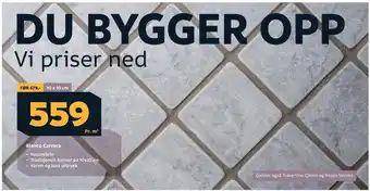 Megaflis Bianco carrara tilbud