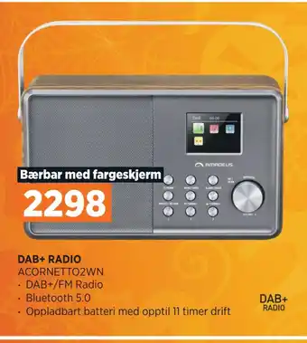 POWER Dab+ radio tilbud