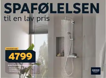 Megaflis Grohe vitalio joy dusjsystem 260 krom tilbud