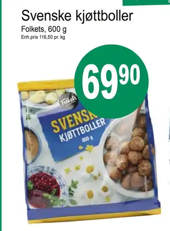 Joker Svenske kjøttboller tilbud