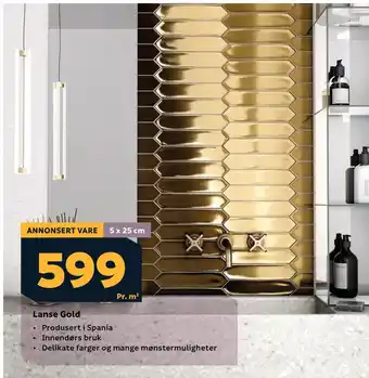 Megaflis Lanse gold tilbud