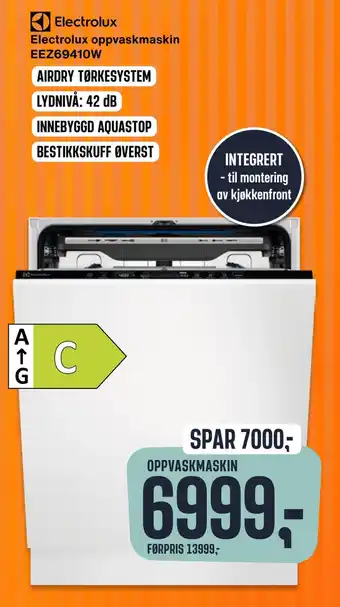 Skousen Electrolux oppvaskmaskin eez69410w tilbud