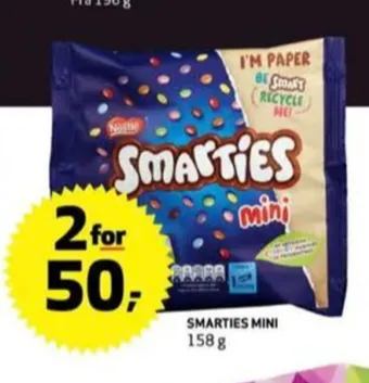 Bunnpris Smarties sjokoladepastiller tilbud