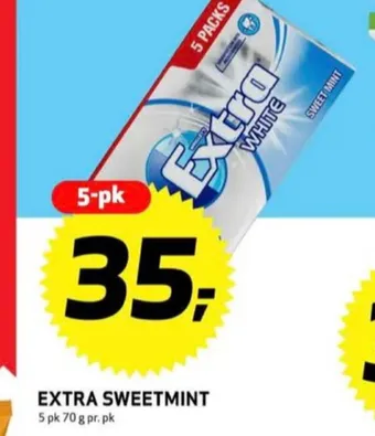 Bunnpris Extra tyggegummi tilbud
