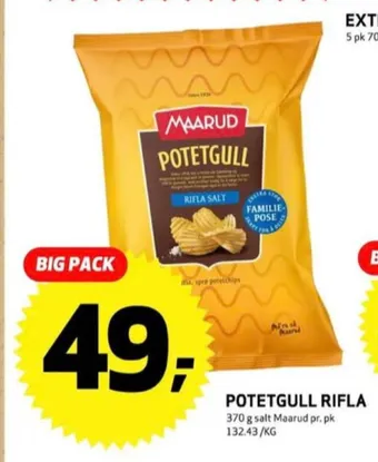 Bunnpris Maarud chips tilbud