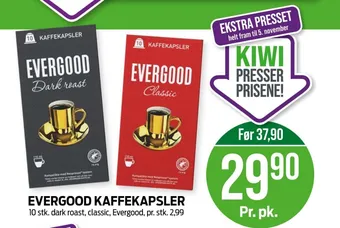 Kiwi Classic kaffekapsler tilbud
