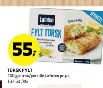 Bunnpris Lofoten fiskeretter tilbud