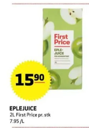 Bunnpris First price juice tilbud