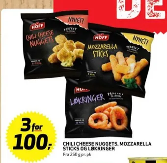 Bunnpris Hoff mozzerellasticks tilbud