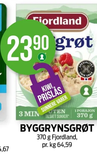 Kiwi Fjordland grøt tilbud