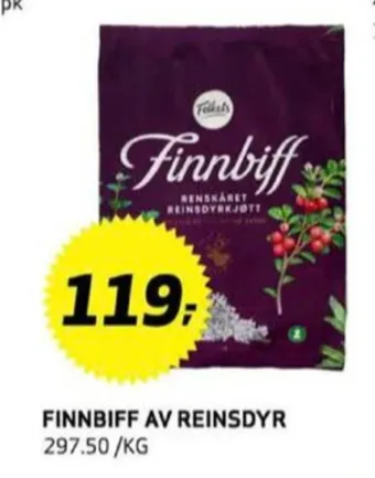 Bunnpris Folkets finnbiff tilbud